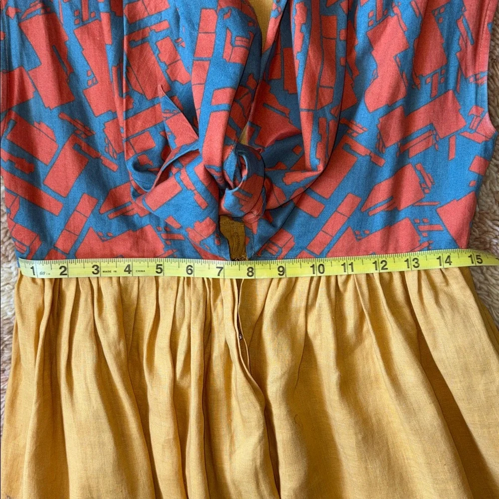 Mociun tie front dress - small - Picture 4 of 7